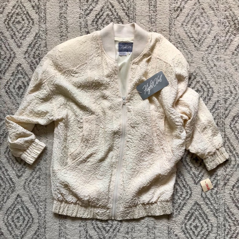VINTAGE Saks Fifth Avenue Silk Jacket WT!!
